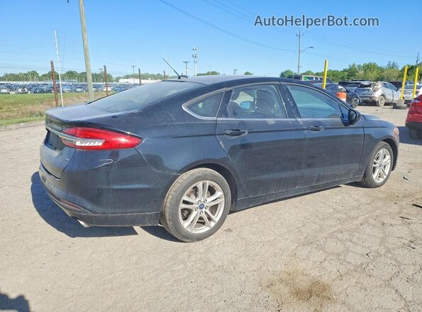 3FA6P0H79JR131300 2018 FORD FUSION Black Rear right