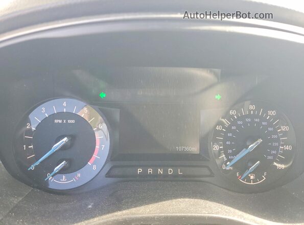 3FA6P0H79JR131300 2018 FORD FUSION Black Instrument cluster view