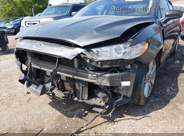 3FA6P0H79JR132964 2018 FORD FUSION Gray 