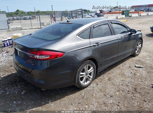 3FA6P0H79JR132964 2018 FORD FUSION Gray 