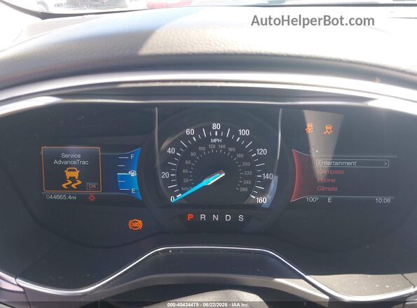 3FA6P0H7XGR115633 2016 FORD FUSION Silver Widok tylnych siedzeń