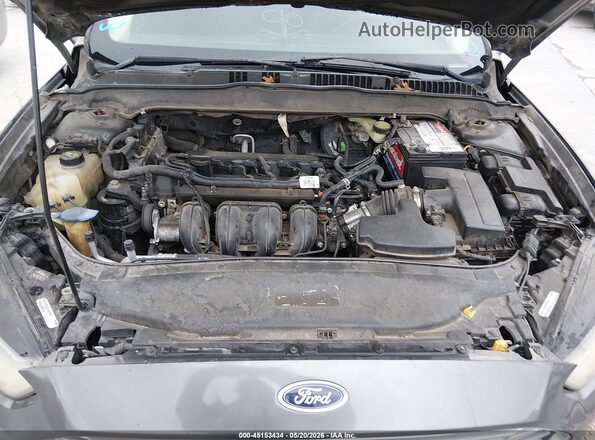 3FA6P0H7XGR165366 2016 FORD FUSION Gray Вид ззаду