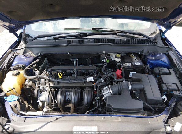 3FA6P0H7XGR311250 2016 FORD FUSION Blue უკანა ხედი
