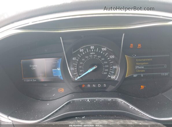3FA6P0H7XGR382433 2016 FORD FUSION Silver Vista de los asientos traseros