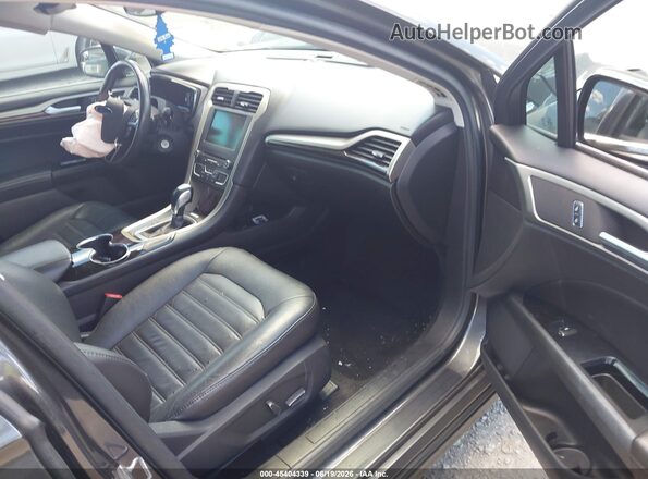 3FA6P0H94GR131649 2016 FORD FUSION Gray Вид салону спереду