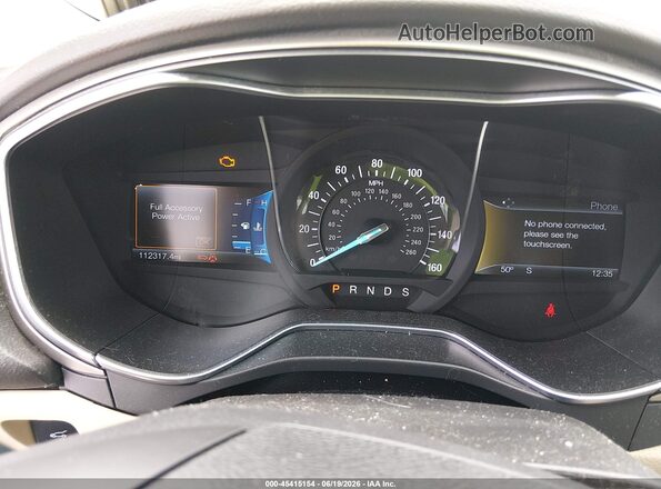 3FA6P0H94GR162352 2016 FORD FUSION Black უკანა სავარძლების ხედი
