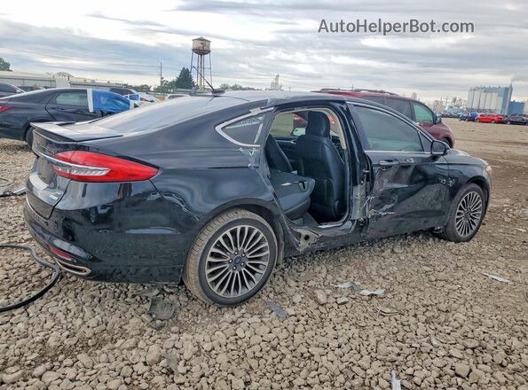 3FA6P0H94HR328242 2017 FORD FUSION Black Tył prawy