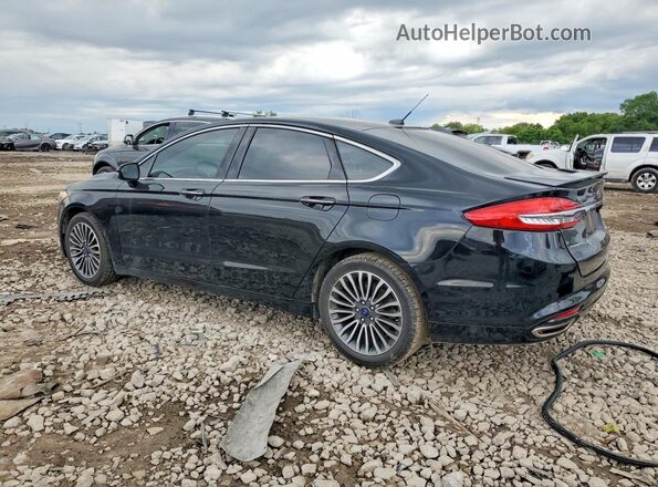 3FA6P0H94HR328242 2017 FORD FUSION Black Tył lewy