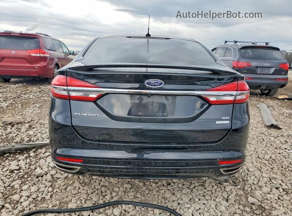 3FA6P0H94HR328242 2017 FORD FUSION Black Widok z tyłu