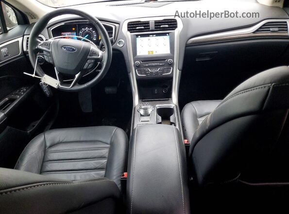 3FA6P0H94HR328242 2017 FORD FUSION Black Widok deski rozdzielczej