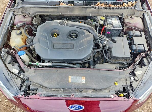 3FA6P0H95HR410254 2017 FORD FUSION Burgundy 