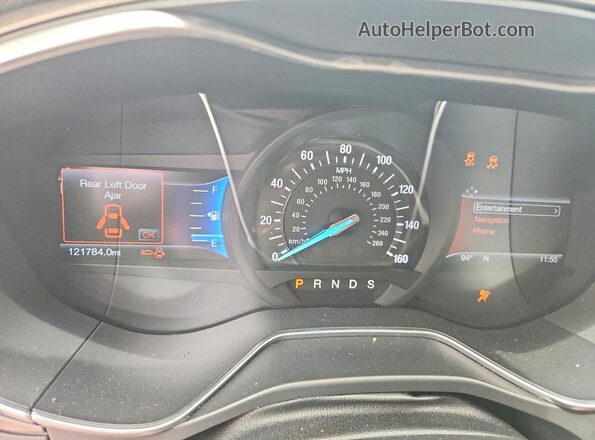 3FA6P0H96HR166422 2017 FORD FUSION Бежевый Вид щитка приборов