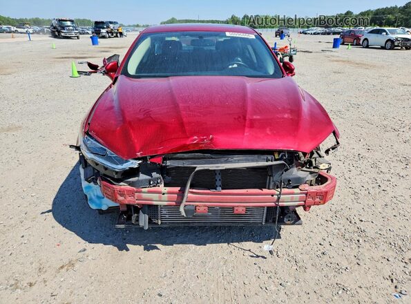 3FA6P0H96HR271655 2017 FORD FUSION Burgundy Front view
