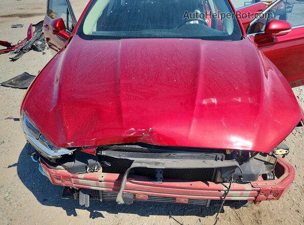 3FA6P0H96HR271655 2017 FORD FUSION Burgundy Rear interior view