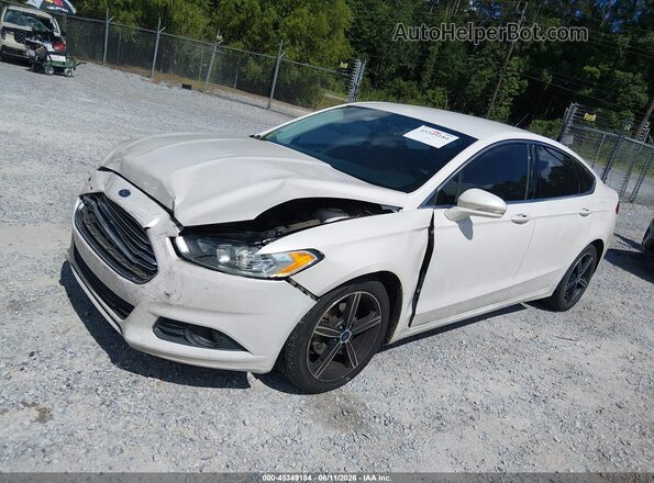 3FA6P0H98GR323902 2016 FORD FUSION White Առջևի ձախ երեք քառորդ տեսարան