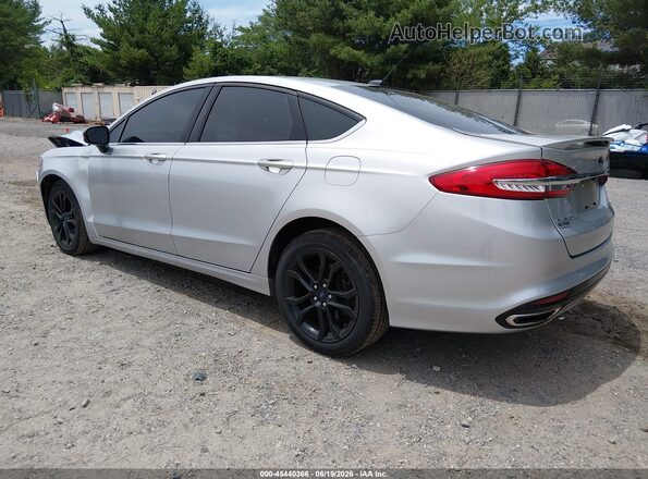 3FA6P0H98JR162460 2018 FORD FUSION Silver Tył lewy