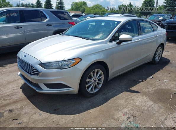 3FA6P0HD0HR149118 2017 FORD FUSION Silver Առջևի ձախ երեք քառորդ տեսարան