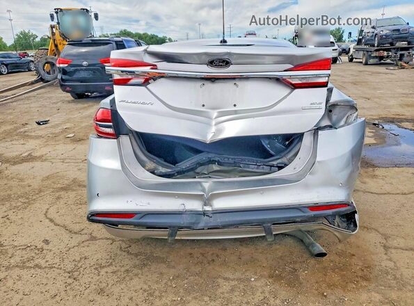 3FA6P0HD0HR305206 2017 FORD FUSION Silver Rear view