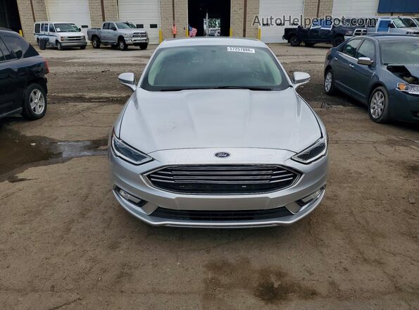3FA6P0HD0HR305206 2017 FORD FUSION Silver Front view