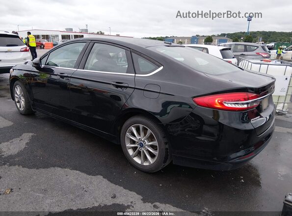 3FA6P0HD0HR396607 2017 FORD FUSION Black Rear left