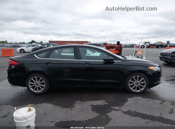 3FA6P0HD0HR396607 2017 FORD FUSION Black Rear interior view
