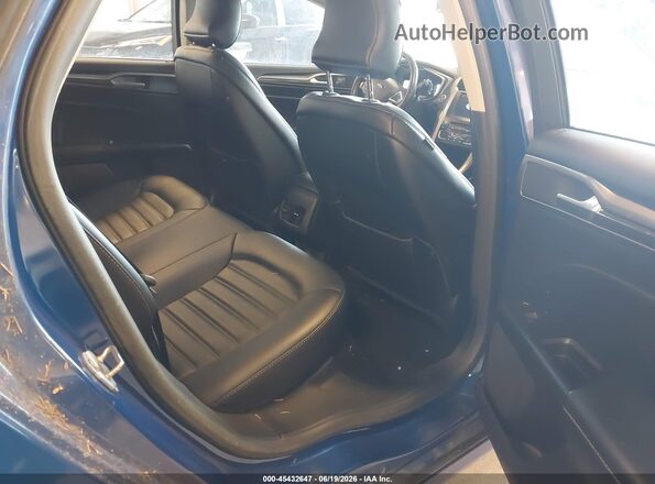 3FA6P0HD0JR160836 2018 FORD FUSION Blue Vista de la etiqueta del VIN