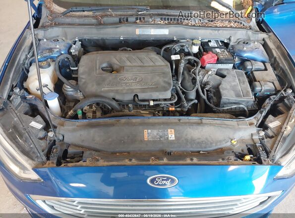 3FA6P0HD0JR160836 2018 FORD FUSION Blue Vista trasera