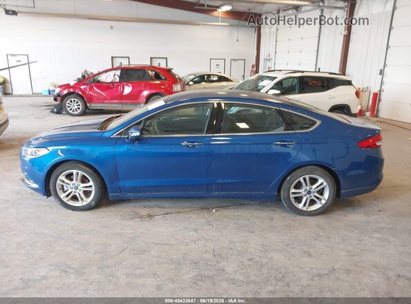 3FA6P0HD0JR160836 2018 FORD FUSION Blue Vista interior de 360 grados