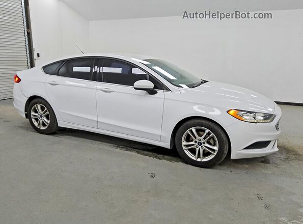 3FA6P0HD0JR180116 2018 FORD FUSION White 
