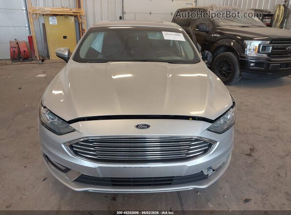 3FA6P0HD0JR191133 2018 FORD FUSION Серебряный Вид щитка приборов