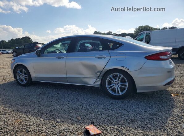 3FA6P0HD0JR240301 2018 FORD FUSION Silver Rear left