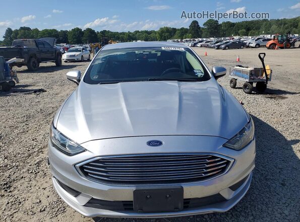 3FA6P0HD0JR240301 2018 FORD FUSION Silver Front view