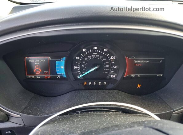 3FA6P0HD0JR240301 2018 FORD FUSION Silver Instrument cluster view