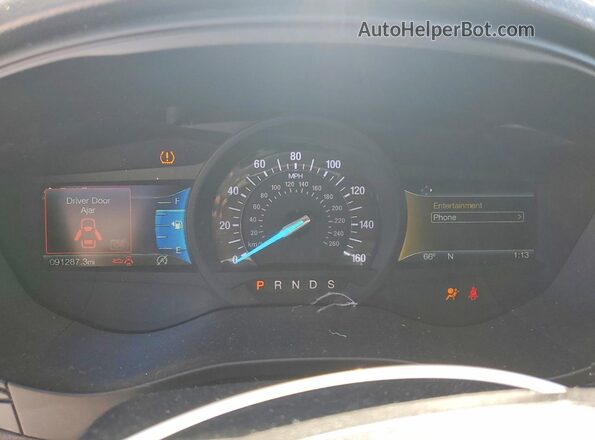 3FA6P0HD0JR262038 2018 FORD FUSION Silver Սարքավորումների վահանակի տեսք