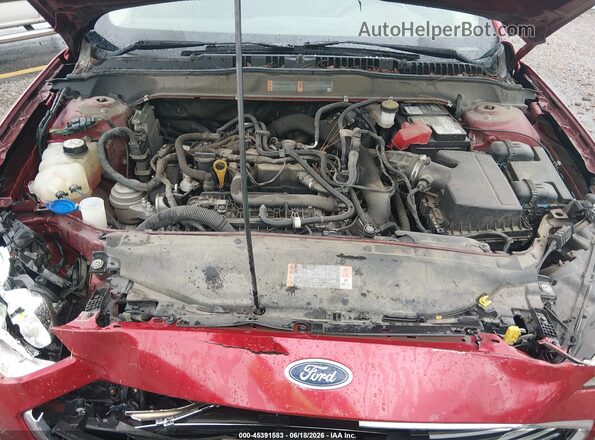 3FA6P0HD0LR122140 2020 FORD FUSION Red Rear view