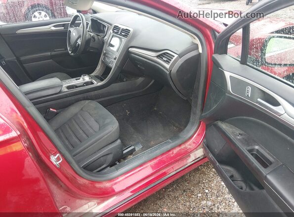 3FA6P0HD0LR122140 2020 FORD FUSION Red Front interior view