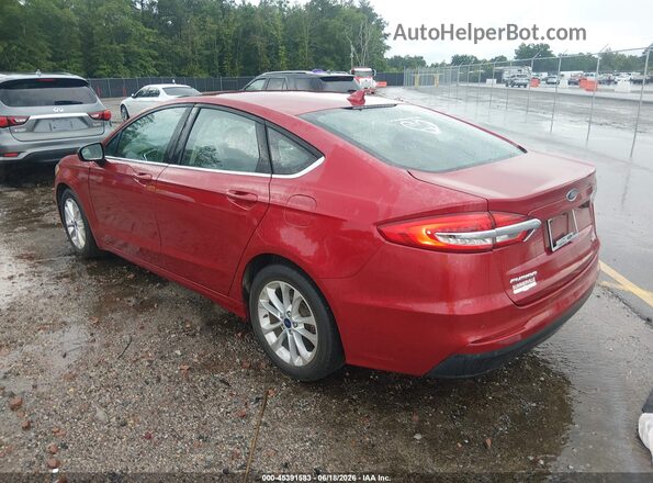 3FA6P0HD0LR122140 2020 FORD FUSION Red Rear left