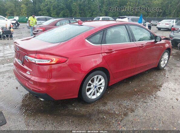 3FA6P0HD0LR122140 2020 FORD FUSION Red Rear right