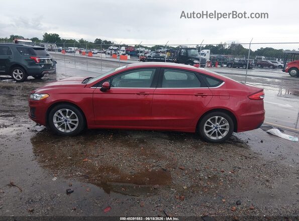 3FA6P0HD0LR122140 2020 FORD FUSION Red 360 interior view