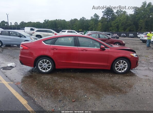 3FA6P0HD0LR122140 2020 FORD FUSION Red Rear interior view
