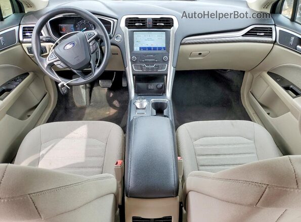 3FA6P0HD0LR140430 2020 FORD FUSION Black Widok deski rozdzielczej
