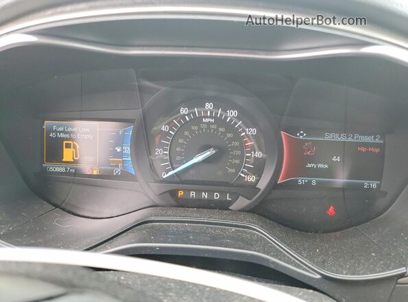 3FA6P0HD0LR140430 2020 FORD FUSION Black Widok zestawu wskaźników