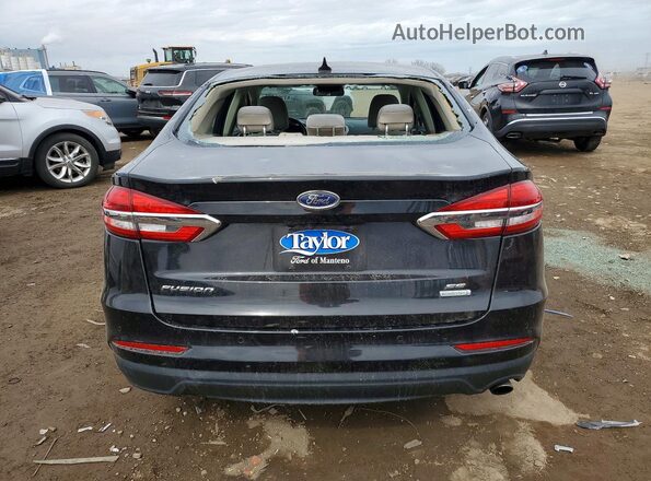 3FA6P0HD0LR140430 2020 FORD FUSION Black Widok z tyłu