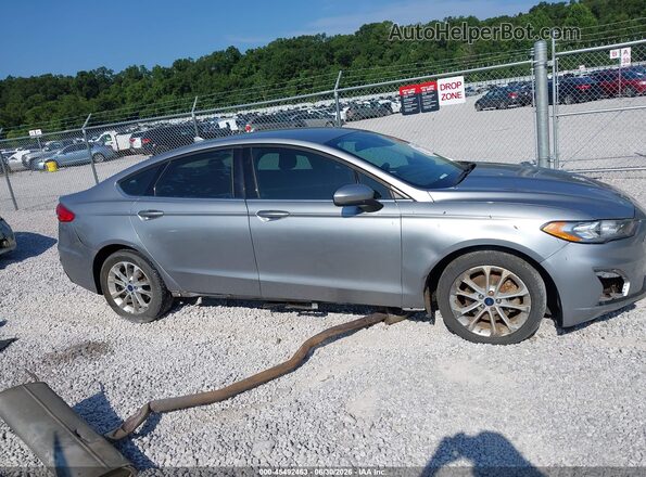 3FA6P0HD0LR169216 2020 FORD FUSION Серебряный Вид задней части салона