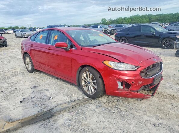 3FA6P0HD0LR256517 2020 FORD FUSION Red 