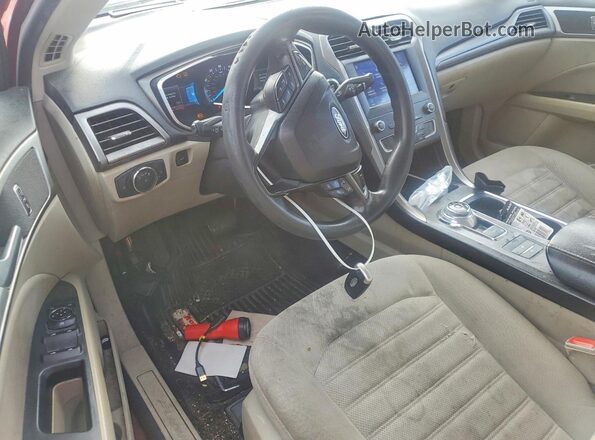 3FA6P0HD0LR256517 2020 FORD FUSION Red 