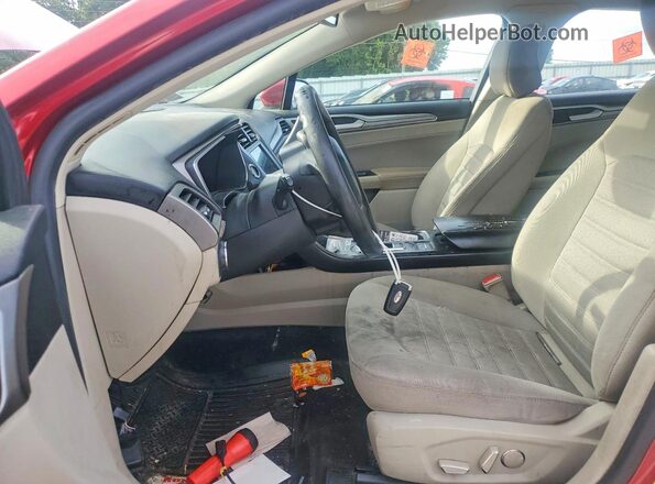 3FA6P0HD0LR256517 2020 FORD FUSION Red 