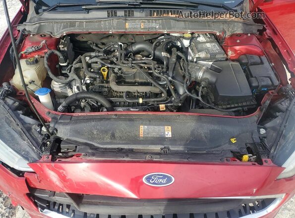 3FA6P0HD0LR256517 2020 FORD FUSION Red 