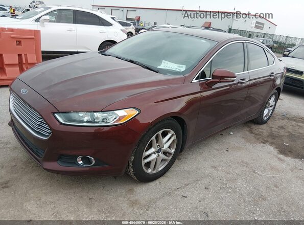 3FA6P0HD1GR232099 2016 FORD FUSION Maroon Առջևի ձախ երեք քառորդ տեսարան