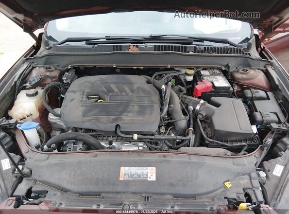 3FA6P0HD1GR232099 2016 FORD FUSION Maroon Հետևի տեսք